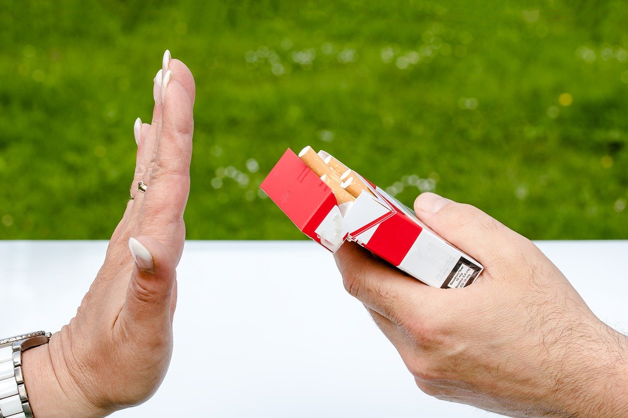 Quitting smoking can help with dry mouth